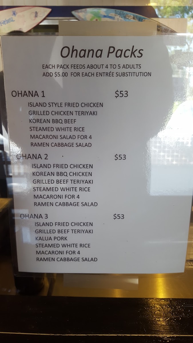 Loft Hawaiian Grill Menu - Image 5